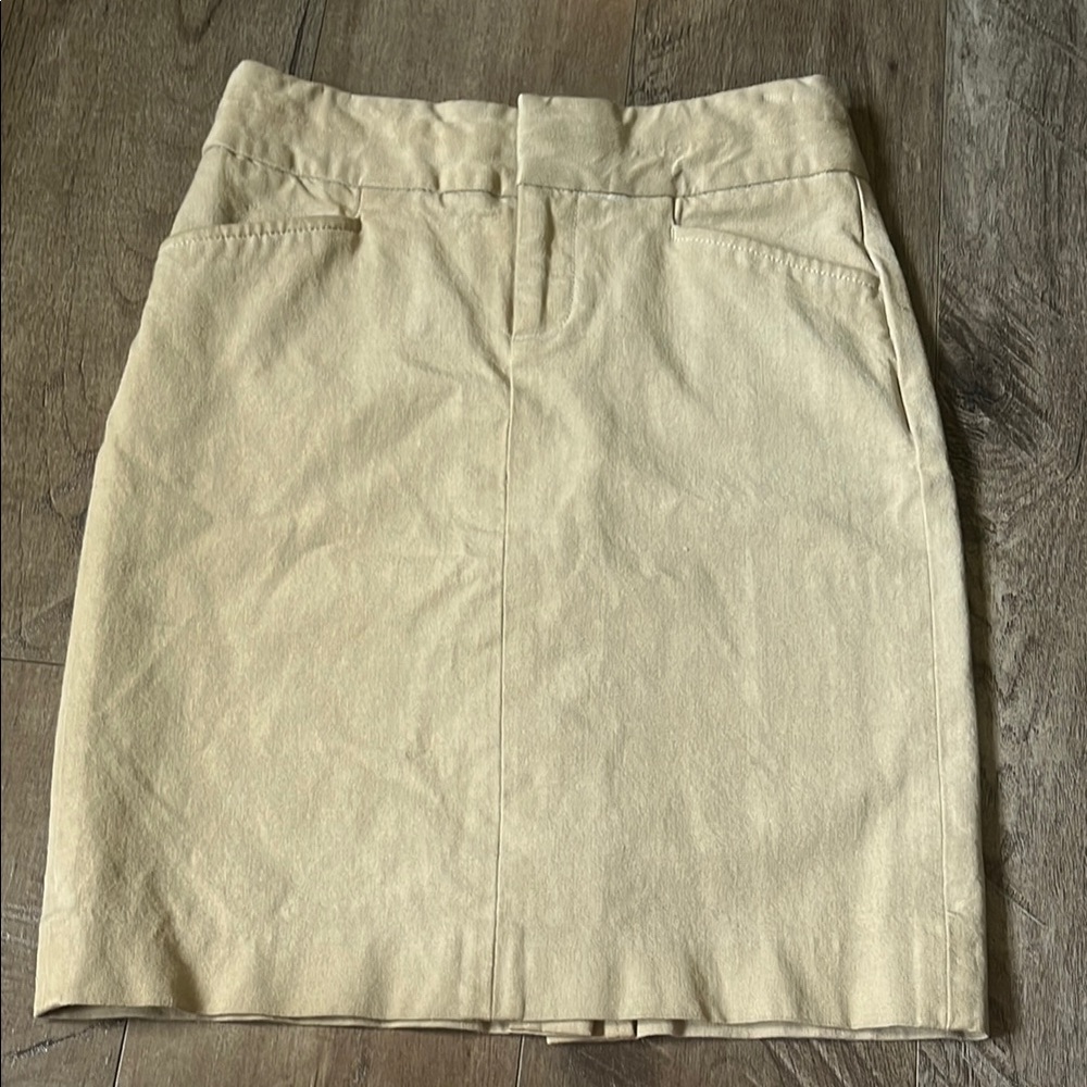 Banana Republic Tan Pencil Skirt Mini Casual